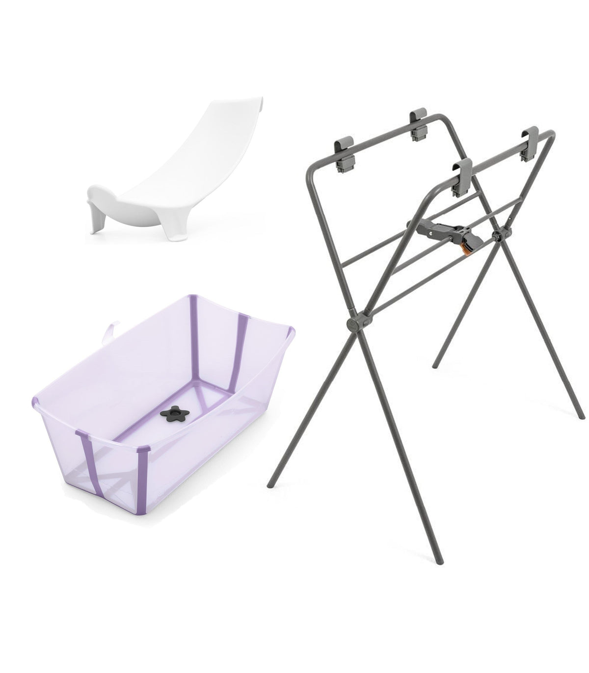 Paquete Stand Stokke® más Flexi Bath® Bundle Lavander