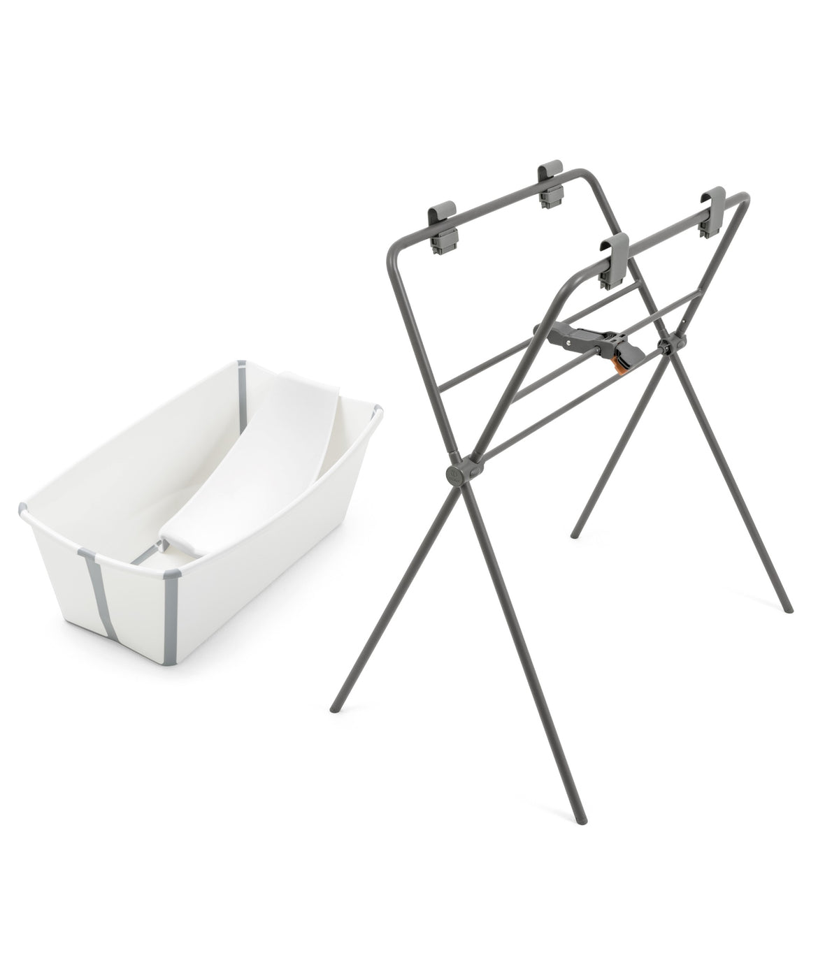 Paquete Stand Stokke® más Flexi Bath® Bundle Blanco