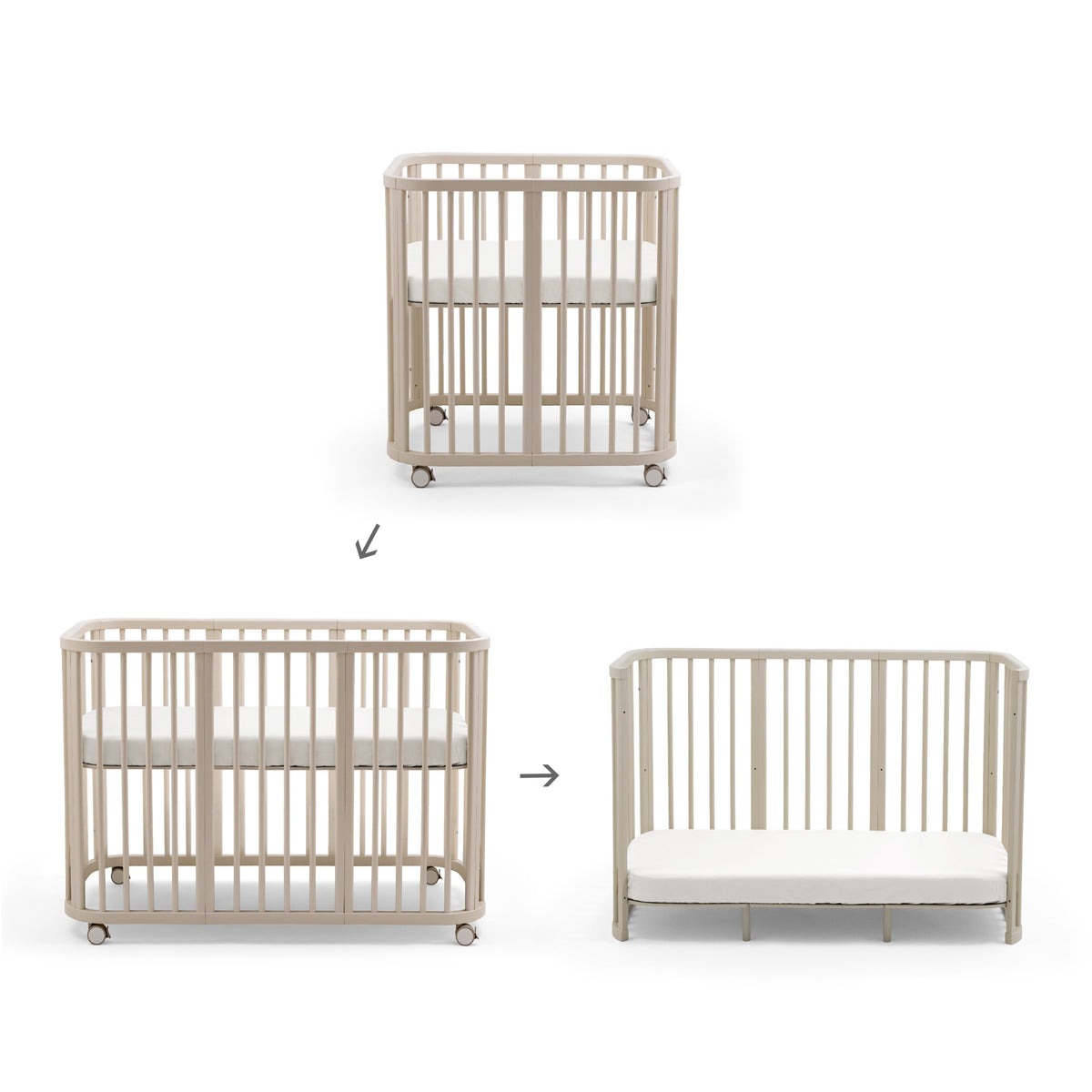 Cuna evolutiva Nighti™ Vanilla White