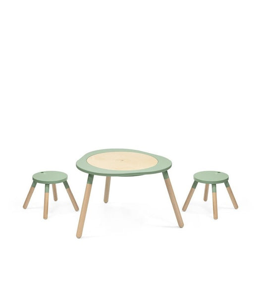 Stokke MuTable Chair, Storm Grey - 2023 redesign - adjustable seat height and removable backrest - made of beech wood - for children aged 1.5 to 8 years