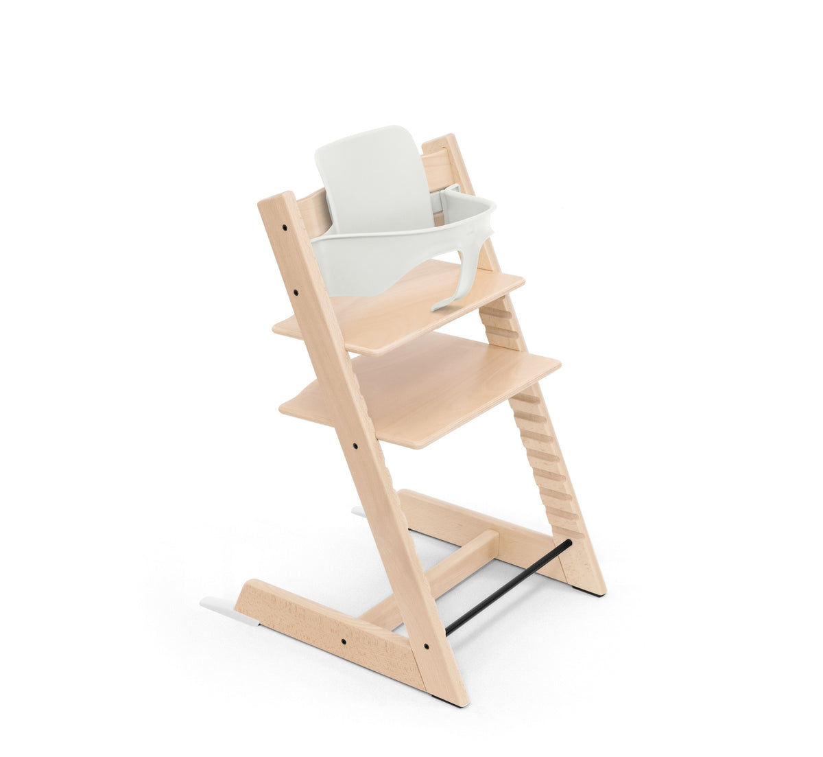 Silla Tripp Trapp mas baby set en color blanco