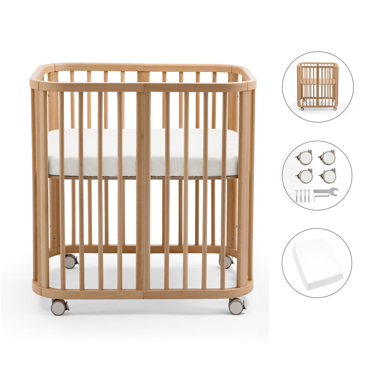 Cuna Nighti™ Mini Natural