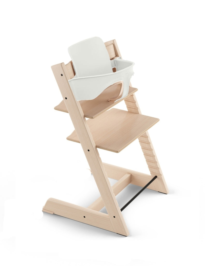 Silla Tripp Trapp mas baby set en color blanco