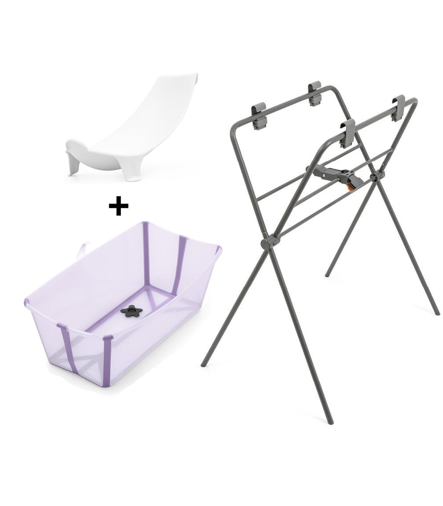 Paquete Stand Stokke® más Flexi Bath® Bundle Lavander