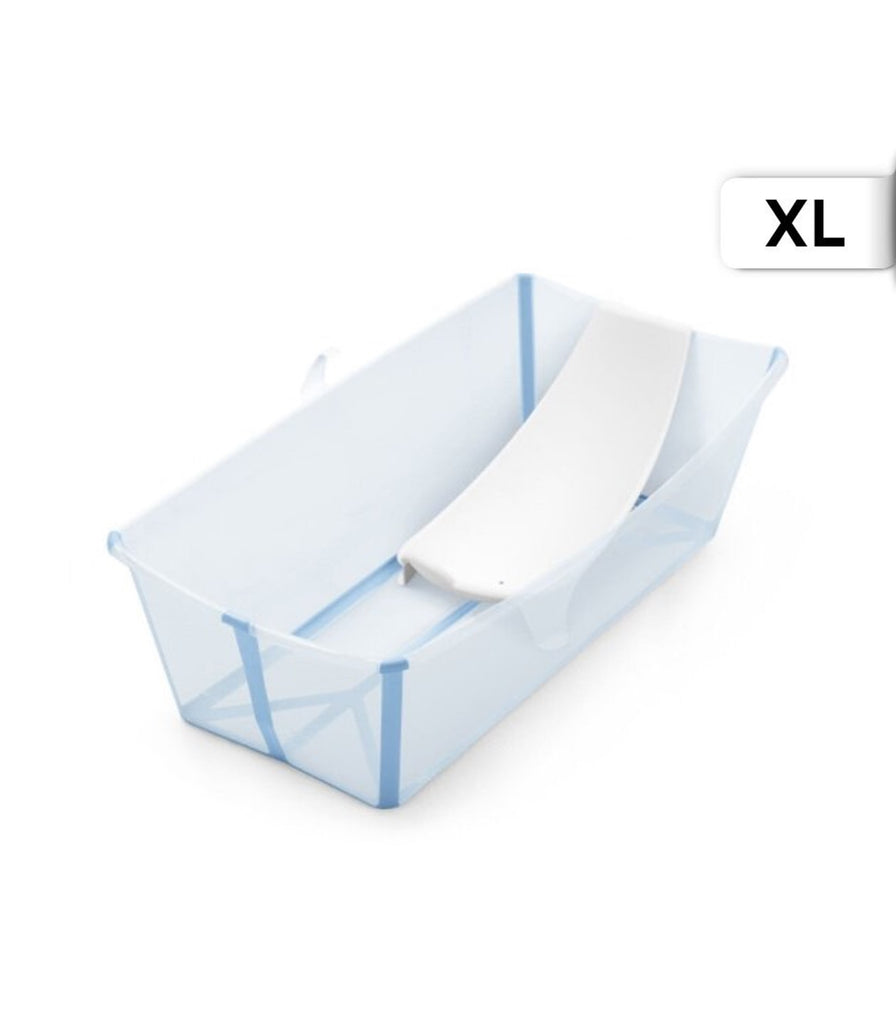 Bañera Stokke® Flexi Bath® XL con soporte para recién nacido Ocean Blue