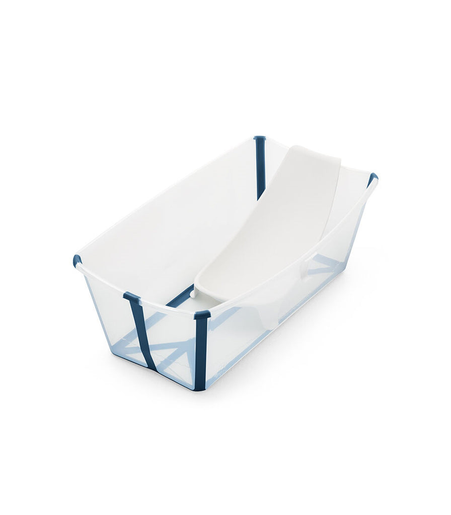 Bañera Stokke® Flexi Bath® con soporte para recién nacido Azul