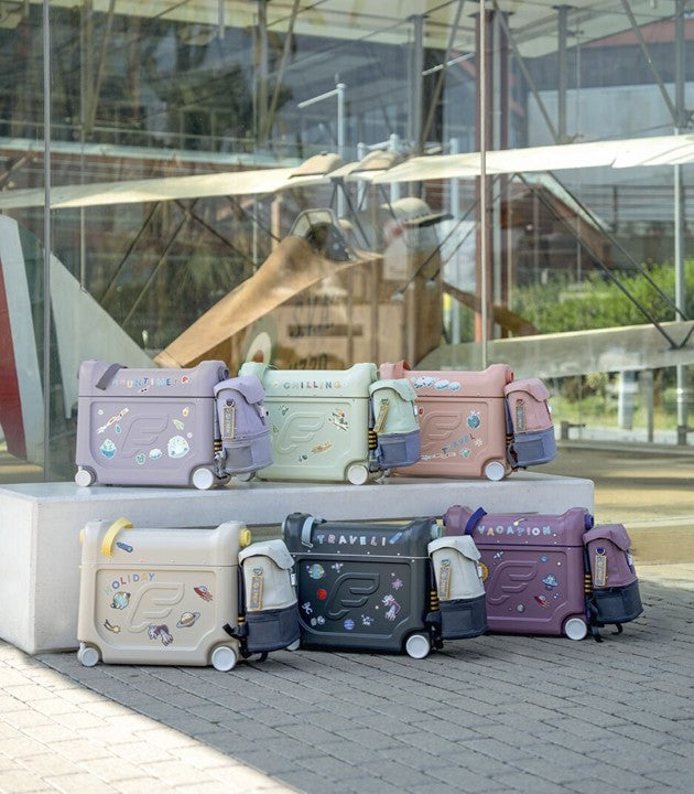 maleta cama portatil stokke Kit de viaje Stokke® JetKids™, Sea Green – Stokke Mexico