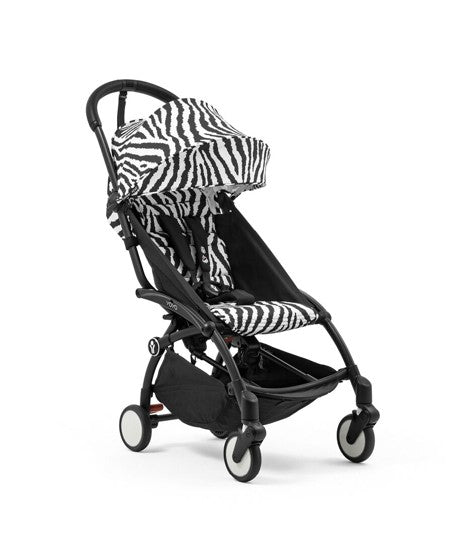 Cochecito Stokke® YOYO® Wild, Negro con 6+ Cebra