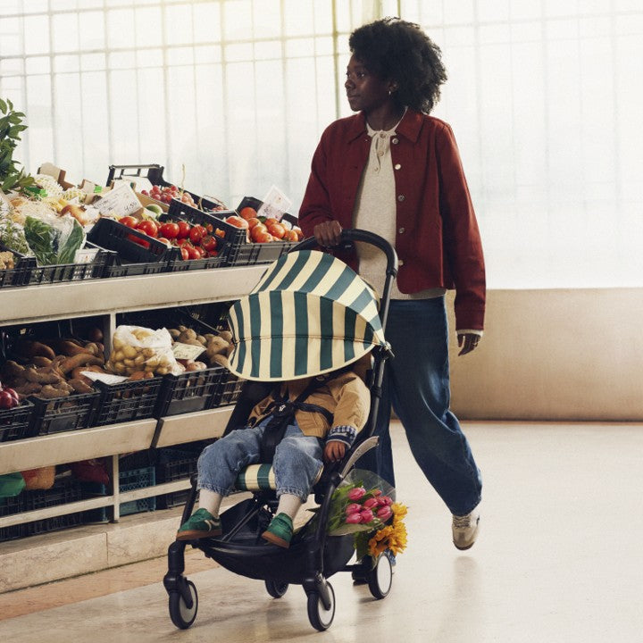Cochecito Stokke® YOYO® Riviera, Negro con 6+ Monaco
