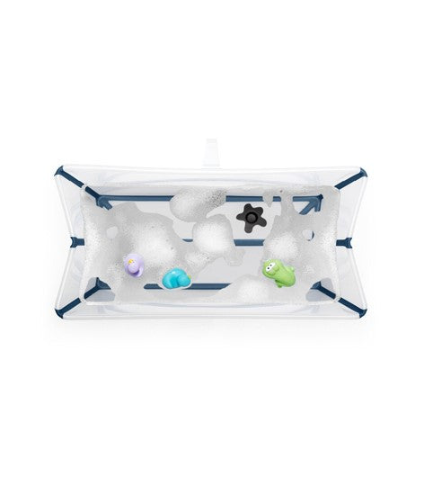 Bañera Stokke® Flexi Bath® con soporte para recién nacido Azul