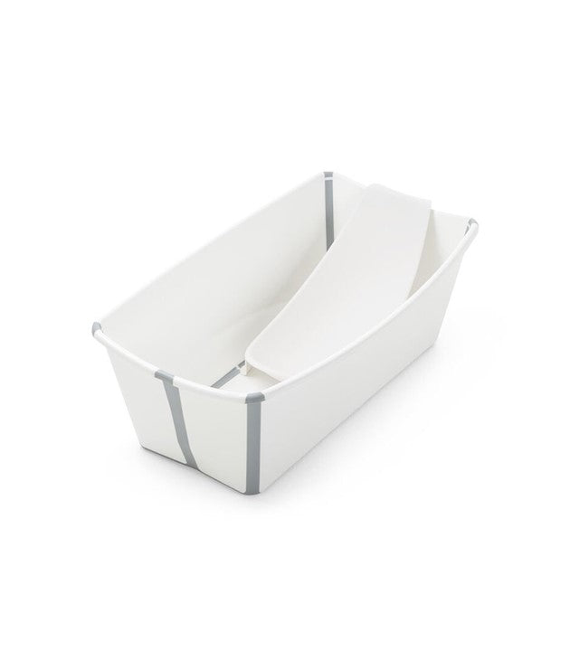 Bañera Stokke® Flexi Bath® con soporte para recién nacido Blanco