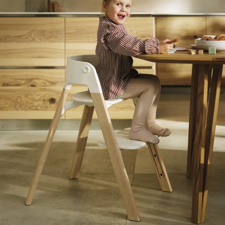 Trona Steps™ Blanca/Natural