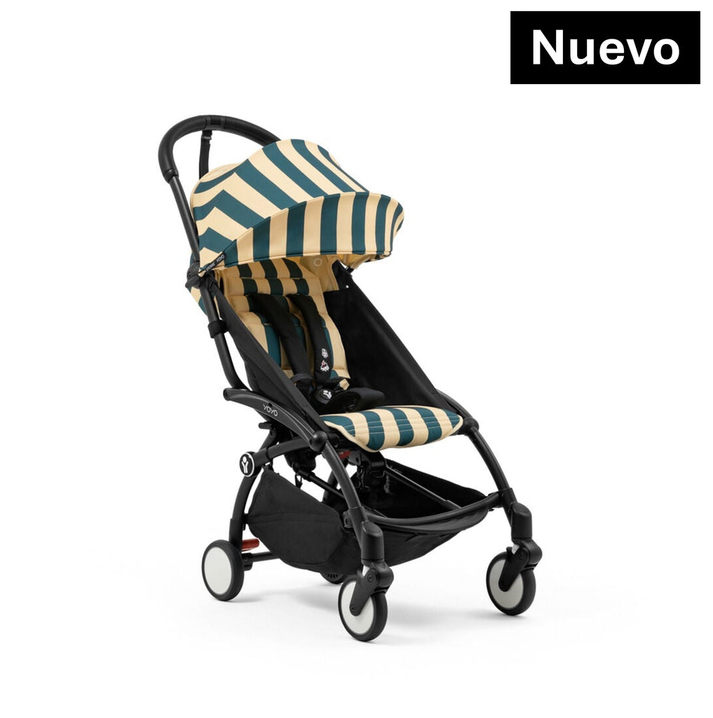 Cochecito Stokke® YOYO® Riviera, Negro con 6+ Monaco