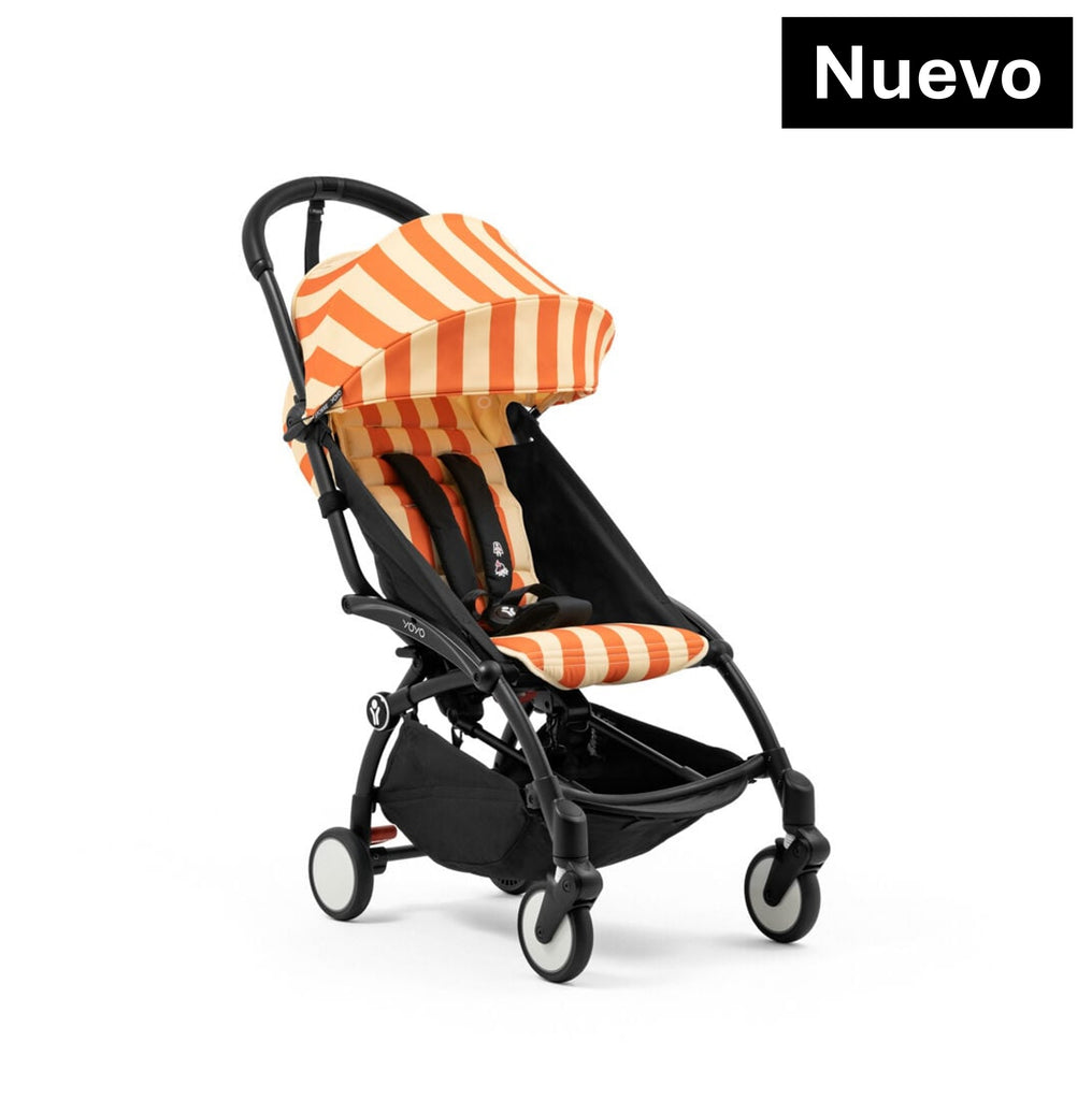 Cochecito Stokke® YOYO® Riviera, Negro con 6+ Capri