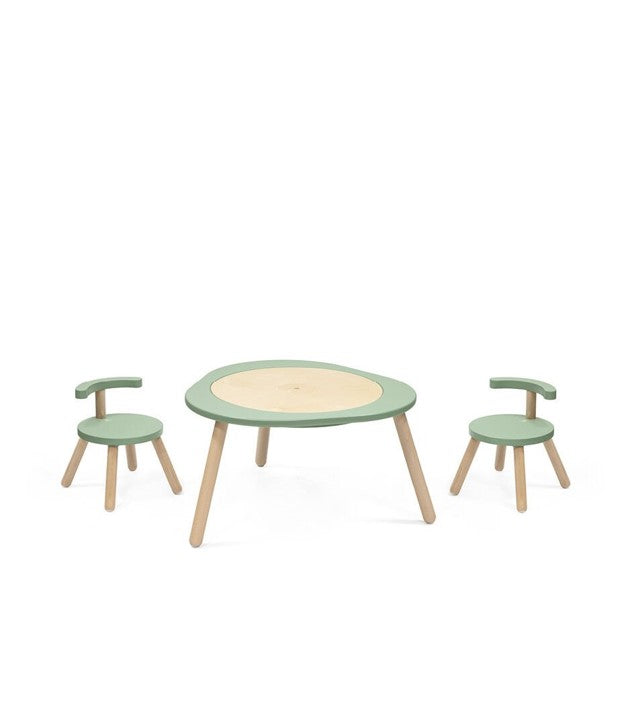 Stokke® MuTable™ Bundle Mesa de Juegos y 2 Sillas - Clover Green