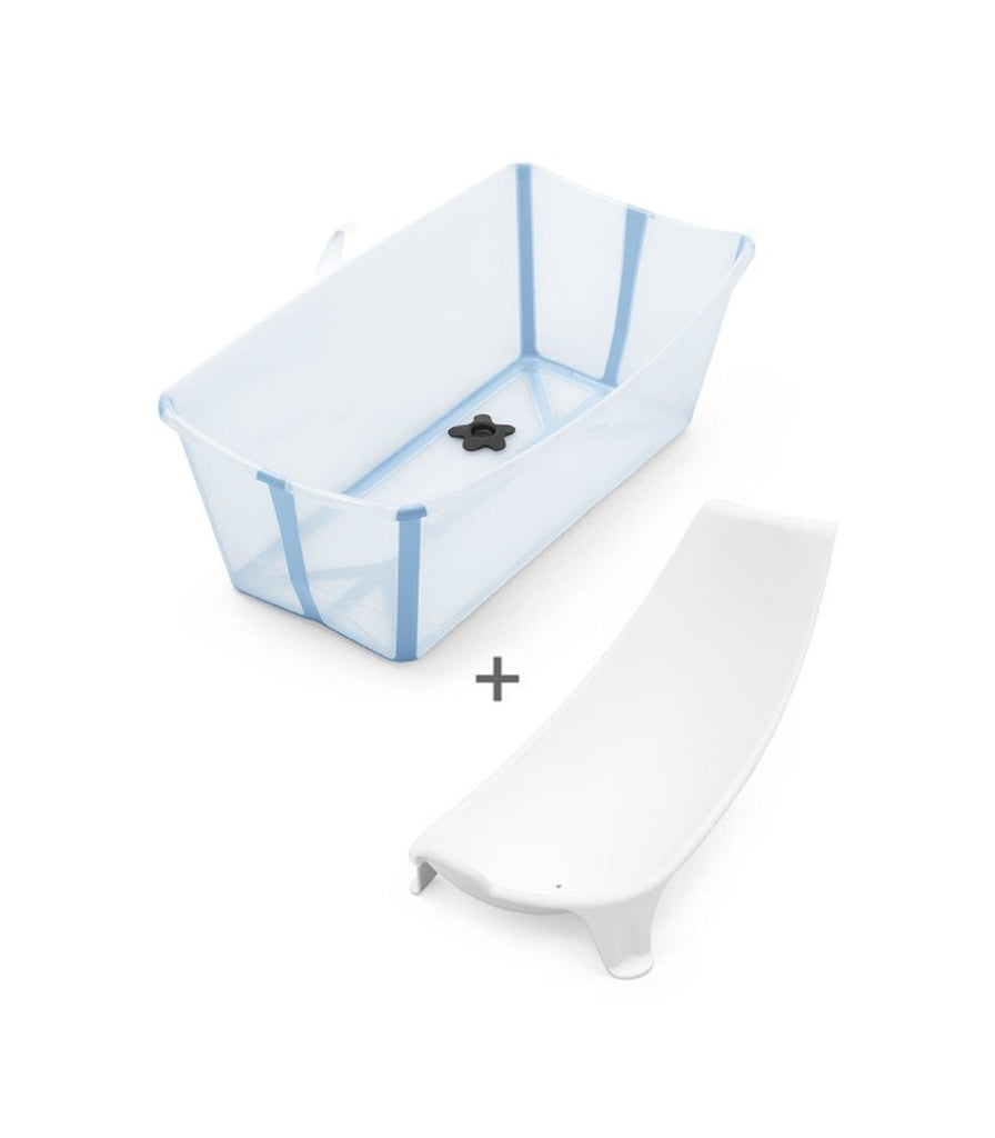 Bañera Stokke® Flexi Bath® con soporte para recién nacido Ocean Blue