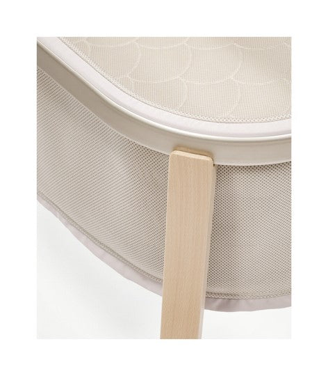 Minicuna Stokke® Snoozi™ para bebés de 0 a 9 meses Sandy Beige