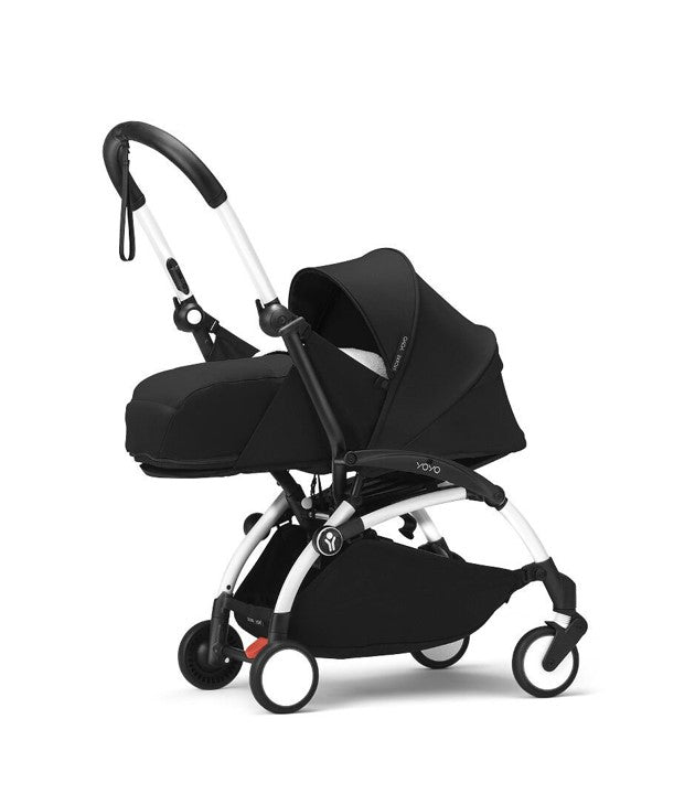 Cochecito Stokke® YOYO³ Blanco con pack recién nacido 0+