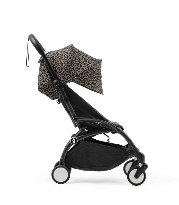 Cochecito Stokke® YOYO® Wild, Blanco con 6+ Leopardo