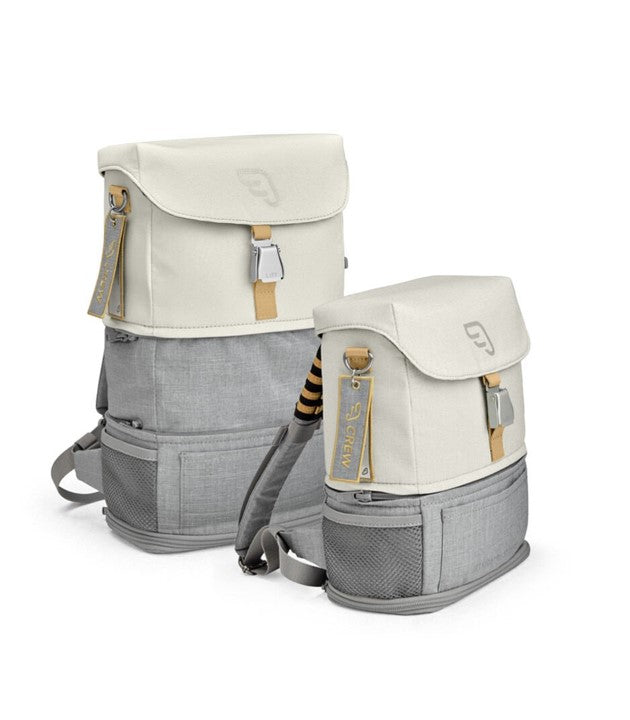 Pack de viaje Jetkids BedBox™ + Mochila Crew BackPack™ White-White