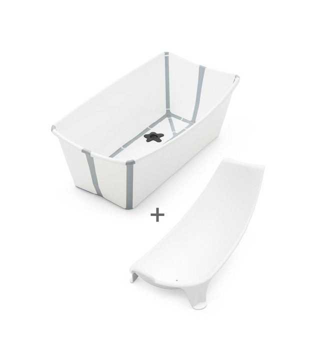 Bañera Stokke® Flexi Bath® con soporte para recién nacido Blanco