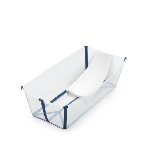 Bañera Stokke® Flexi Bath® XL con soporte para recién nacido Azul