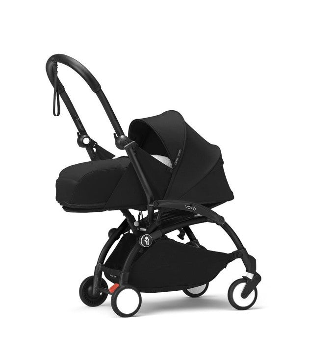 Cochecito Stokke® YOYO³ Negro con pack recién nacido 0+