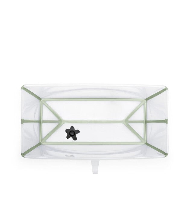 Bañera Stokke® Flexi Bath® XL con soporte para recién nacido Green