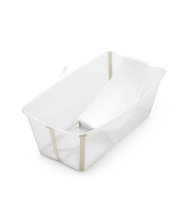 Bañera Stokke® Flexi Bath® con soporte para recién nacido Sandy Beige