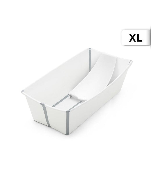 Bañera Stokke® Flexi Bath® XL con soporte para recién nacido Blanco