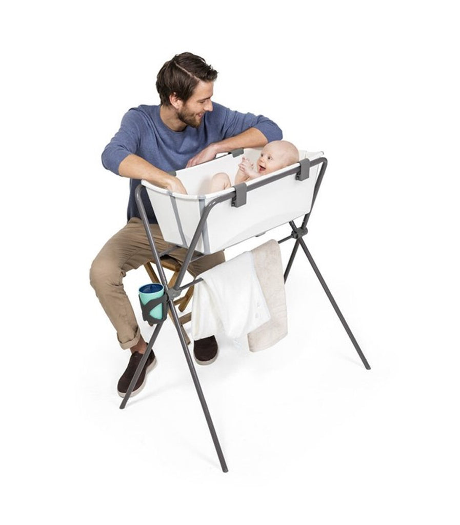 Paquete Stand Stokke® más Flexi Bath® Bundle  Blanco