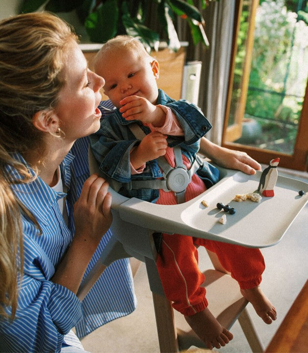 Silla Stokke® Clikk™  Black/Warm Brown