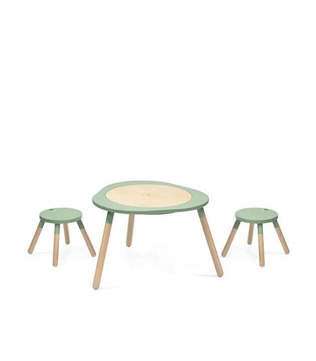 Stokke® MuTable™ Bundle Mesa de Juegos y 2 Sillas - Clover Green