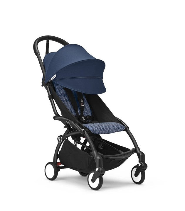 Cochecito Stokke® YOYO³ Negro con 6+ Color Pack Air France