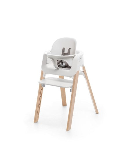 Silla más Baby Set Stokke® Steps™ White-Natural