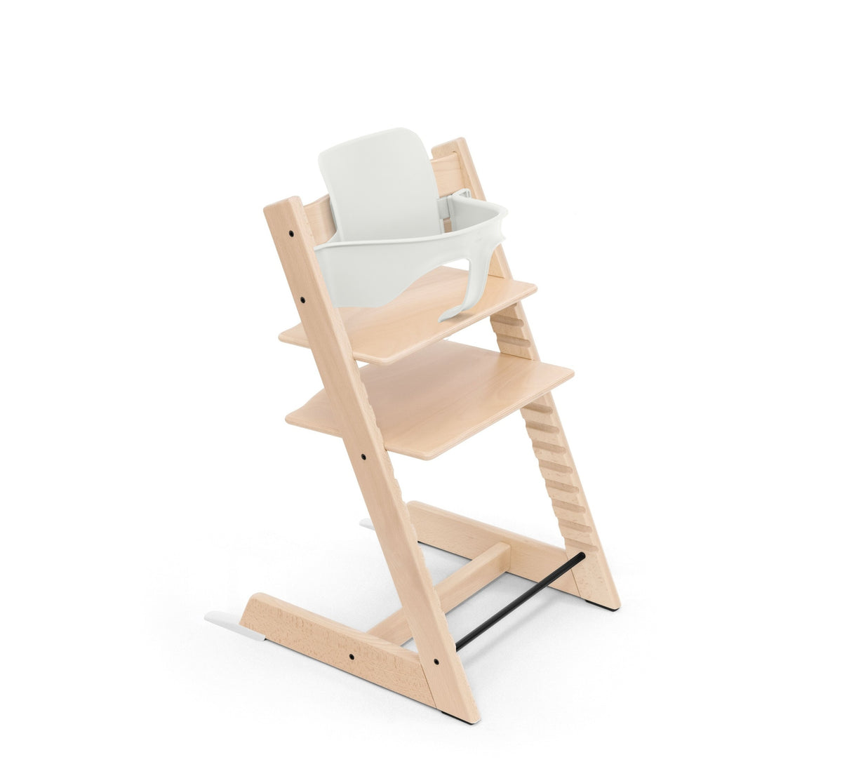 Silla Tripp Trapp mas baby set en color blanco