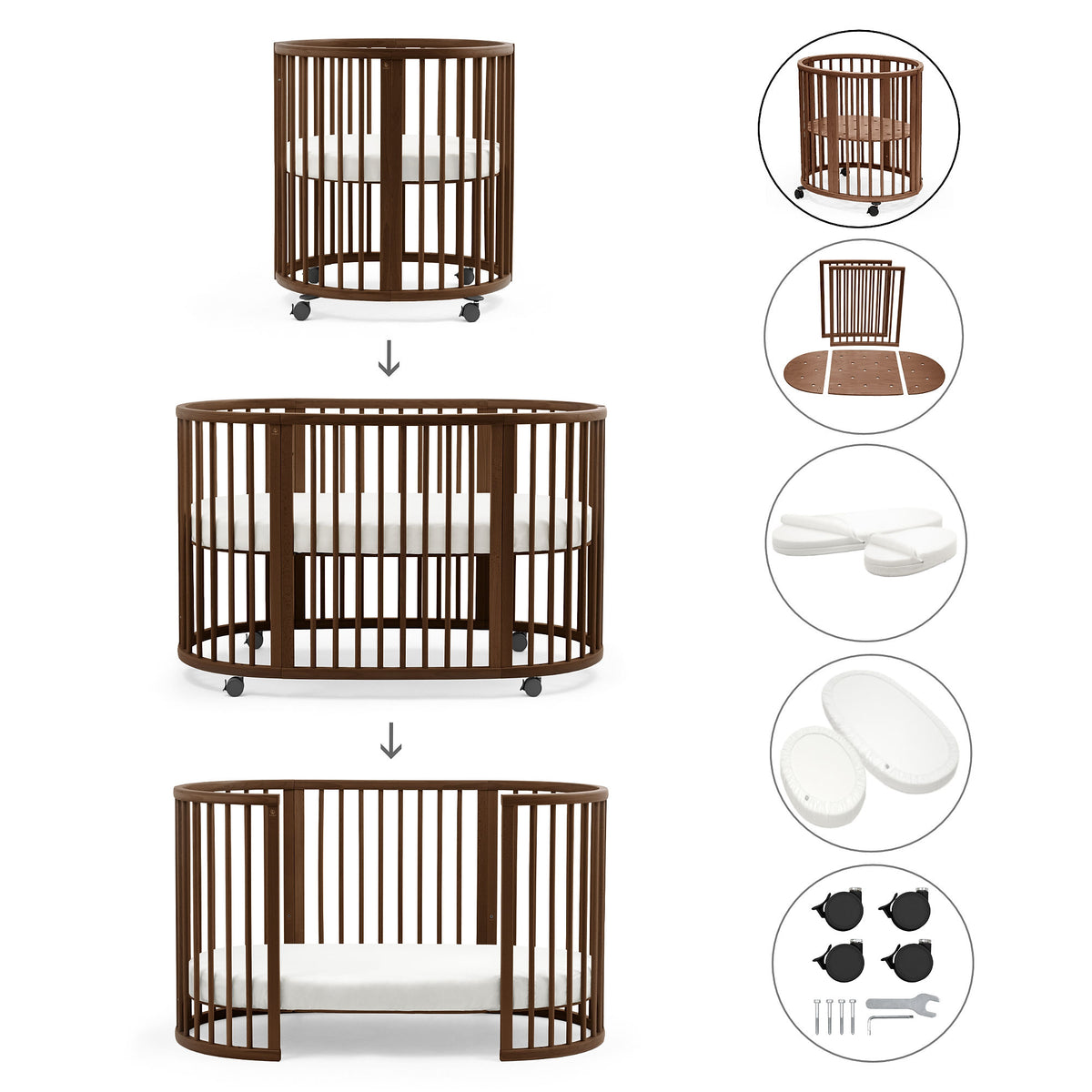 Pack completo Stokke® Sleepi™ - Warm Brown
