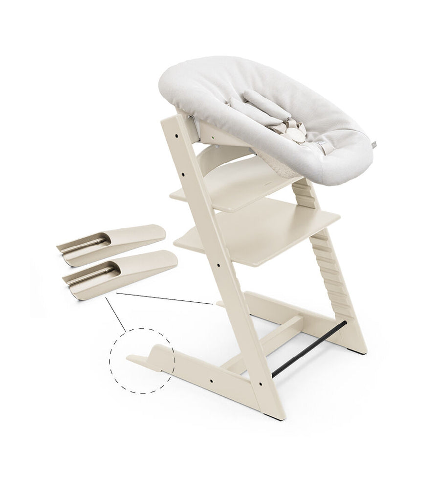 Tripp Trapp® Vanilla White  más Newborn Set para Recien Nacido Vanilla White