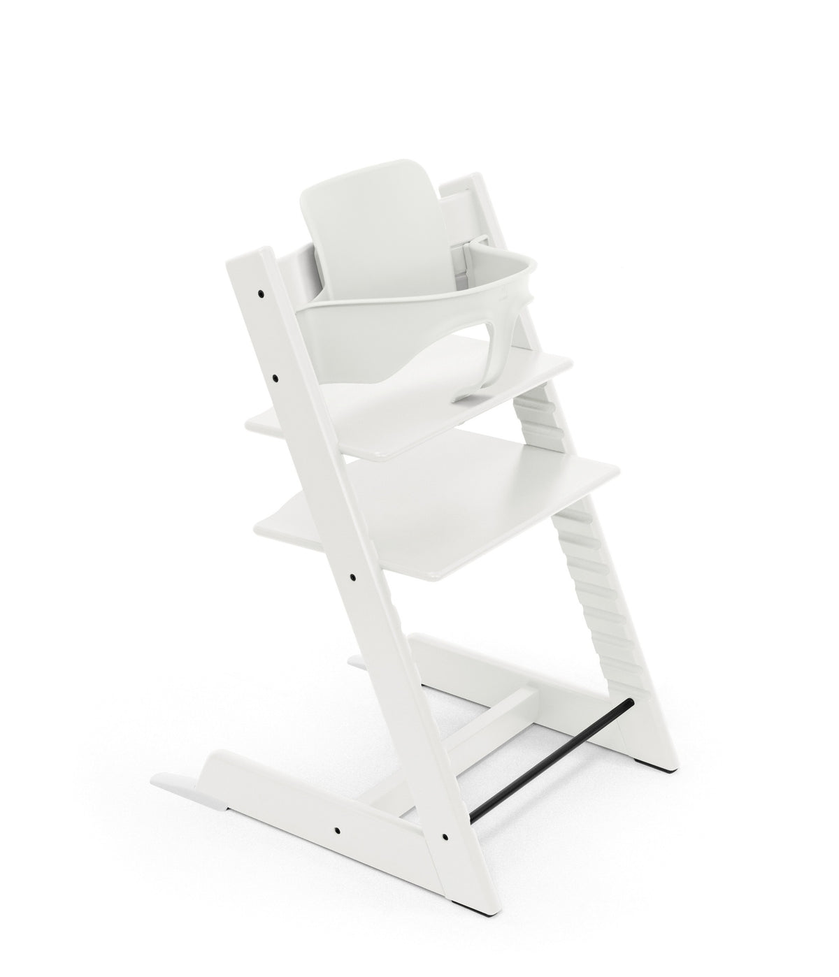 Silla Tripp Trapp mas baby set en color blanco
