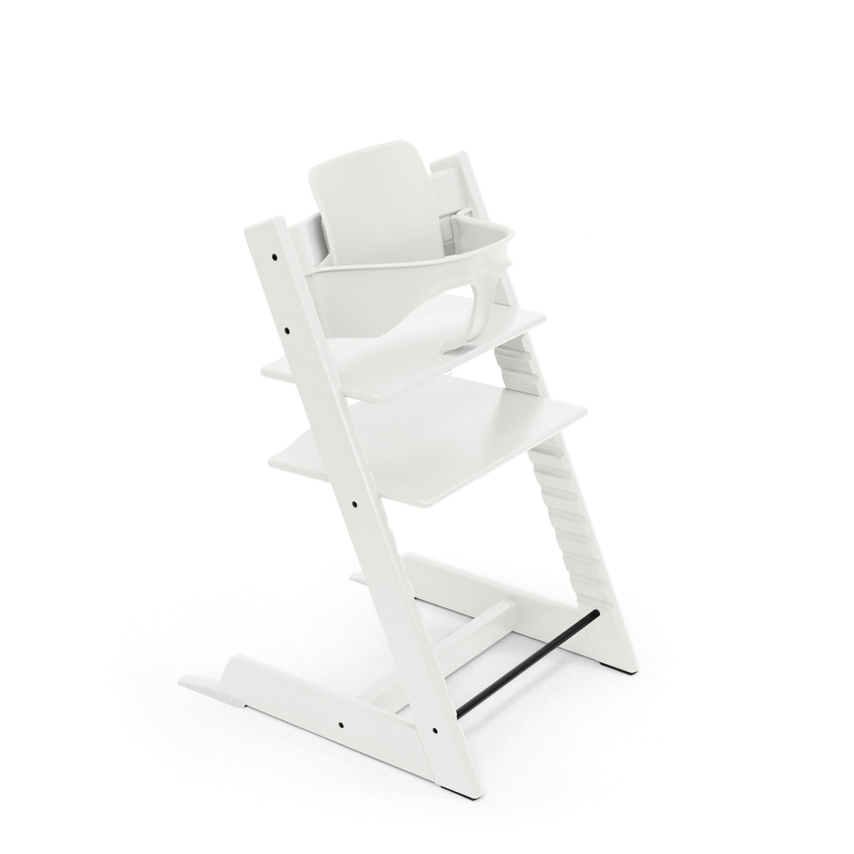 Silla Tripp Trapp mas baby set en color blanco
