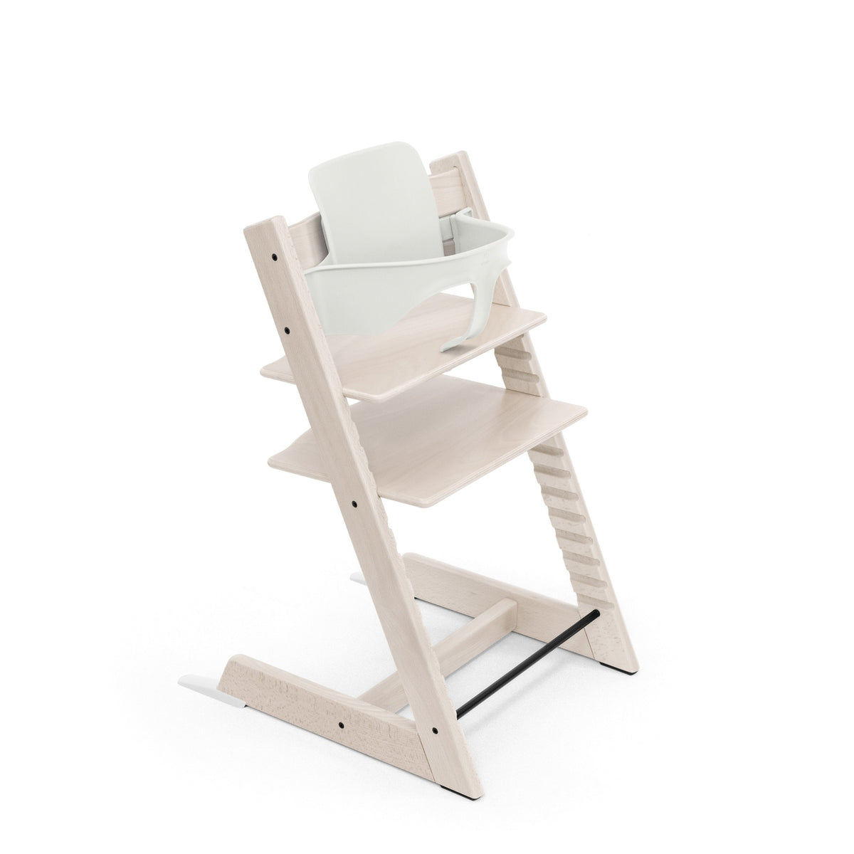 Silla Tripp Trapp mas baby set en color blanco