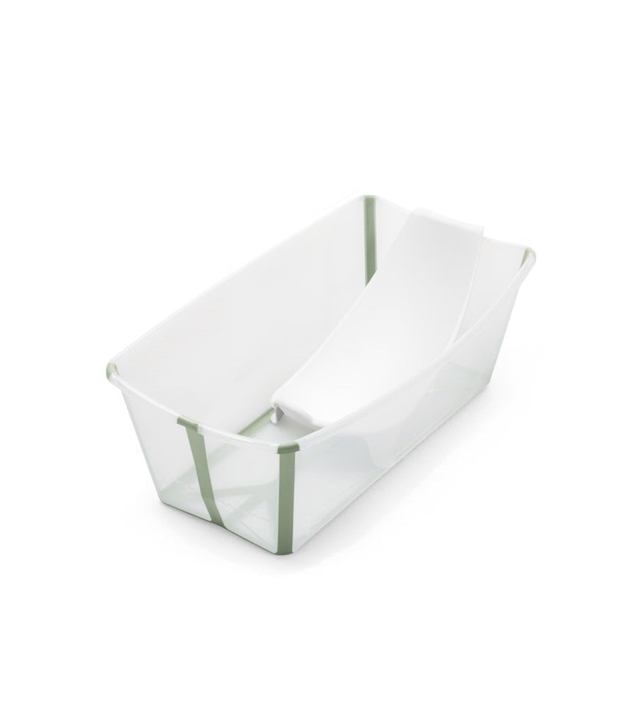 Bañera Stokke® Flexi Bath® con soporte para recién nacido Verde